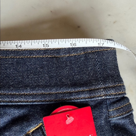 SPANX Raw Indigo Denim Mini Skirt - Picture 6 of 9